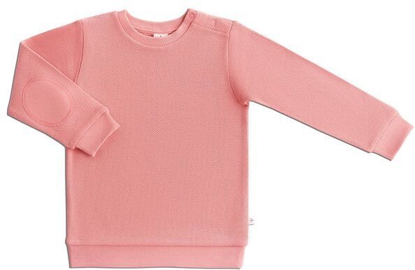 Leela Cotton Baby und Kinder Piqué Sweatshirt reine Bio-Baumwolle