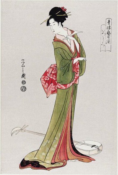 Photocircle Poster / Leinwandbild - Itsutomi by Eishi Hosoda