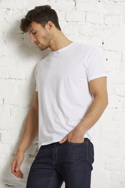 Wunderwerk Herren T-Shirt aus Bio Baumwolle & Modal (Edelweiss®) "Metro core tee male"