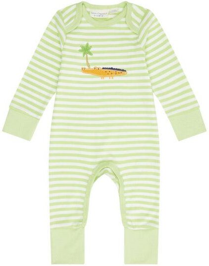 sense-organics Baby Romper/Schlafanzug *Kroko* Gots & Fairtrade | Sense Organics