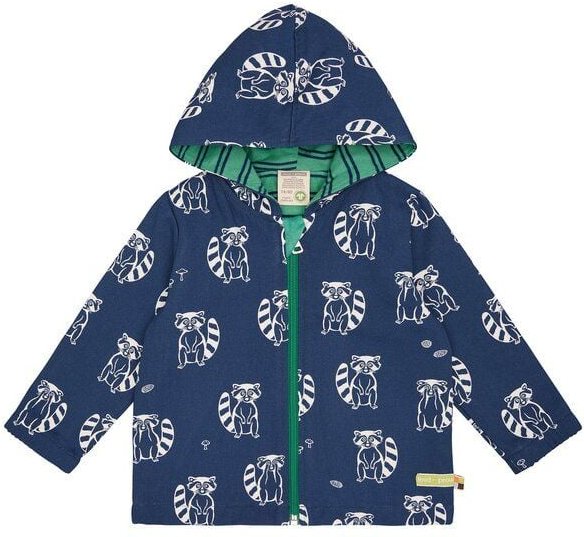 loud + proud Babys & Kinder Wasserabweisende Jacke mit Druck, GOTS-zertifiziert