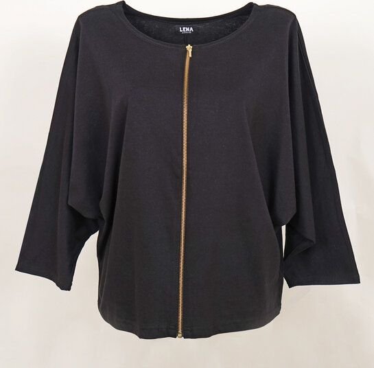 Lena Schokolade Zip Jäckchen versch. Farben aus Bio-Jersey