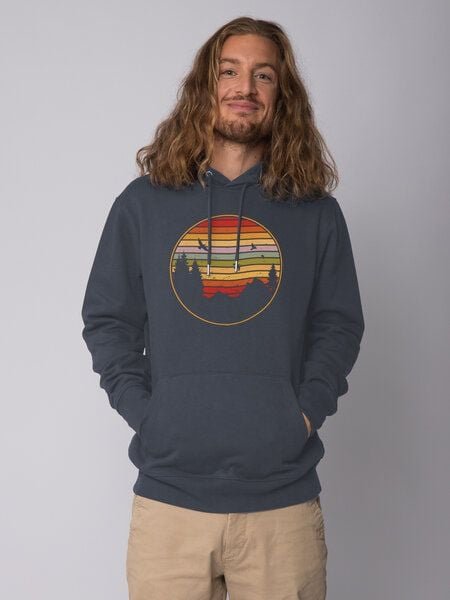 watapparel Hoodie Unisex Sunset Berge & Tannen