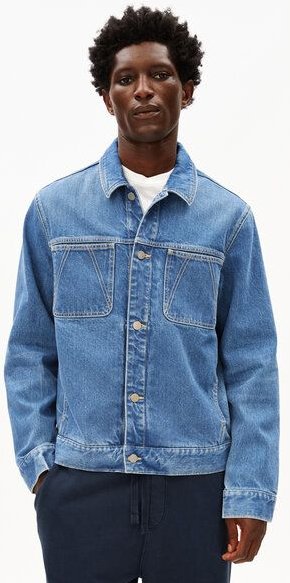 ARMEDANGELS AASHTON DENIM JACKET Herren Jeansjacke aus recycelter Baumwolle