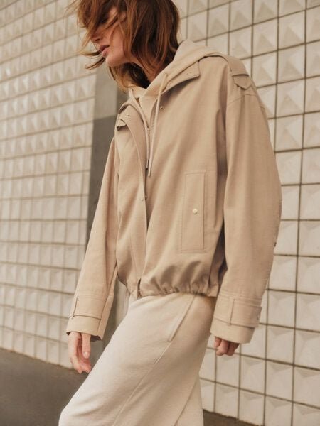 LANIUS Jacke (OCS) aus TENCEL Lyocell und Bio-Baumwolle