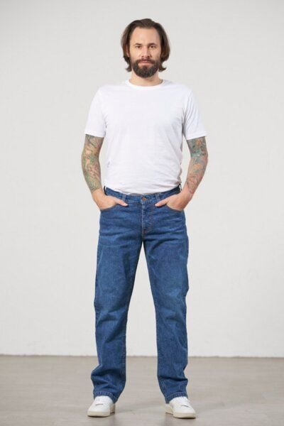 Thumbnail - Feuervogl fv-Mi:lo | Straight Cut | Medium Waist | Hemp Denim