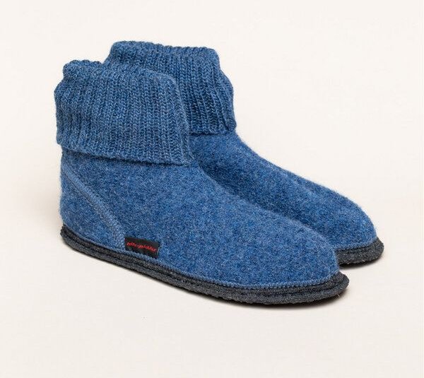 Kitz-Pichler Hüttenschuh Ötz - Hausschuh für Damen & Herren aus 100% Schurwolle