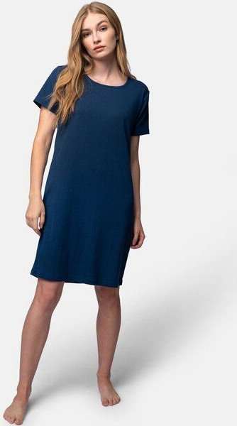 greenjama Damen Sleepshirt aus Derby-Rib, GOTS-zertifiziert