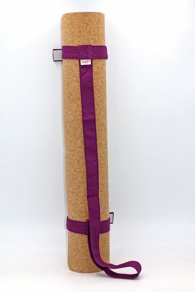 BAGHI Yogamatte Kork 183x65cm mit Tragegurt