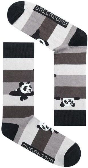 GREENBOMB Socken Animal Panda Stripes Mix