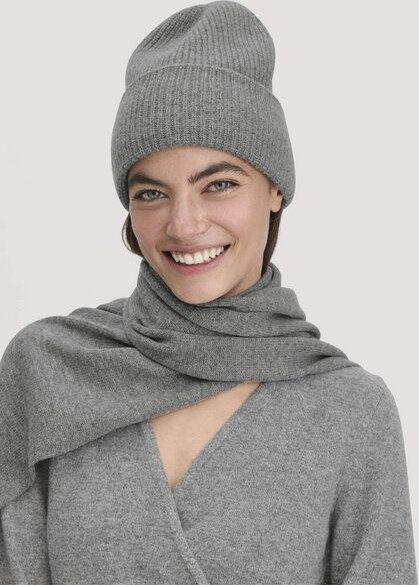 hessnatur Strick Mütze aus Bio-Merinowolle mit Cashmere