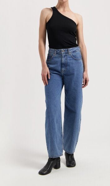 MUD Jeans Brooke High Barrel - Stone Vintage