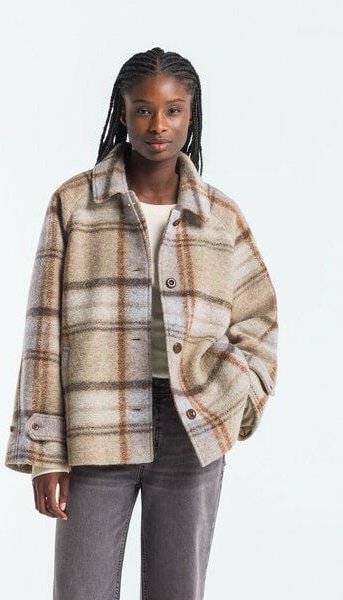 Kings Of Indigo REIZEI | FOG VIOLET TULIP CHECK