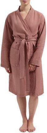 Yumeko Kimono Bademantel Gewaschenes Leinen