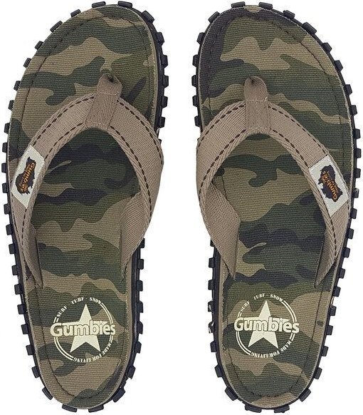 GUMBIES Camouflage Nachhaltige Zehentrenner