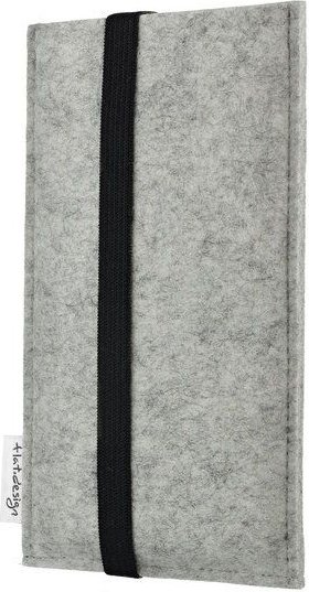 flat.design Handyhülle COIMBRA für Samsung Galaxy M-Serie - 100% Wollfilz - hellgrau