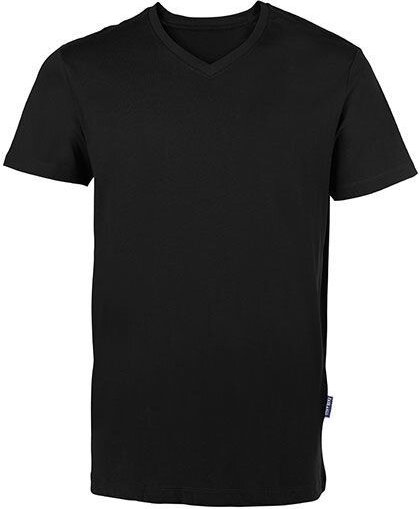 Thumbnail - HRM Herren T-Shirt V-Ausschnitt 8 Farben bis Größe 6XL aus zert. Bio - Baumwolle Unisex