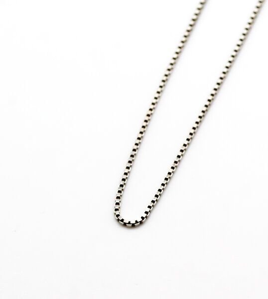 juni Choker Venezianerkette rhodiniert 45cm aus recyceltem Silber, hergestellt in Deutschland