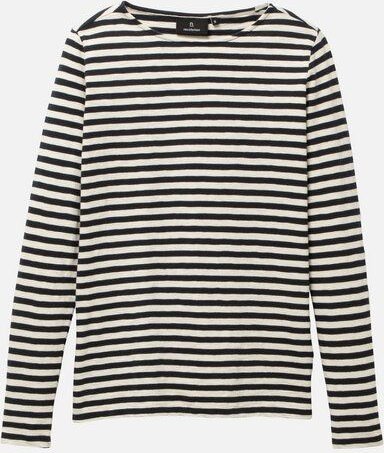 Thumbnail - Damen Slub Longsleeve aus Bio-Baumwolle - IRIS STRIPES - recolution