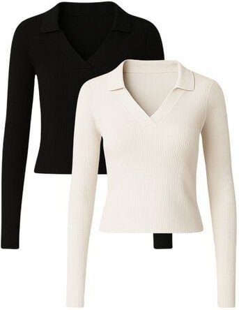 GORG 2er Set Damen Bluse – Bio-Baumwolle & superweiches Modal