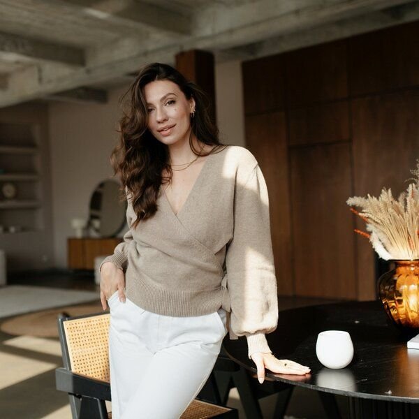 NORDLICHT Wickelcardigan Mona