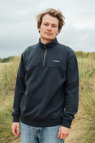 KNUT – Half-Zip Sweater (Unisex) aus 100% Bio-Baumwolle (GOTS) von SALZWASSER