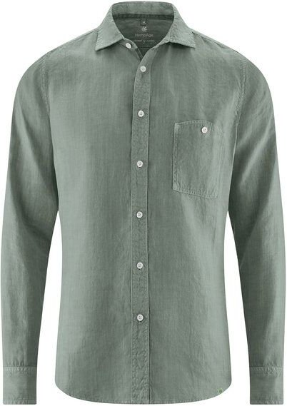 HempAge Schmales Langarmhemd 100% Hanf