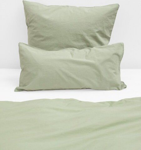 erlich textil Michel Kopfkissenbezug aus Bio-Baumwolle, Leinen Mix, made in Europe