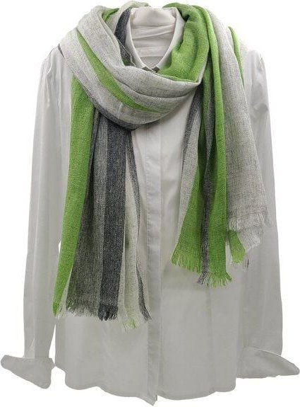 Frida Feeling Wollschal mit Streifen - verschiedene Farben (50 * 180 cm)