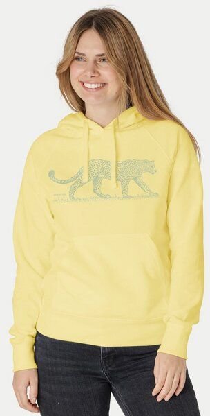 Peaces.bio - handbedruckte Biomode Bio-Damen-Kapuzensweater Leopard