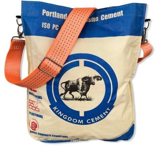 Beadbags Shopperbag TJ77 recycelter Zementsack mit Tampenjangurt