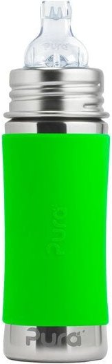 Pura Kiki Trinklernflasche 300 ml mit Silikon-Sleeve