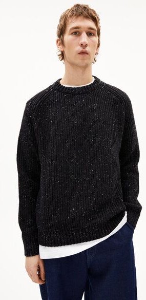 ARMEDANGELS KIAANO TWEED - Herren Pullover aus recyclem Bio-Woll Mix