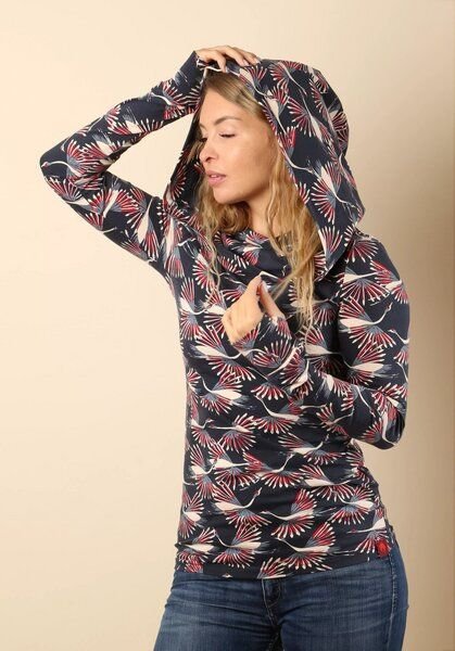 Thumbnail - Die rote Zora Frauen Hoodie Muster