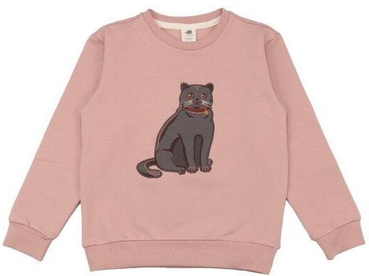 Walkiddy Various Cats Bio-Baumwoll Kinder Sweatshirt in Pink - Hautfreundlich, Nachhaltig & Fair – GOTS zertifiziert