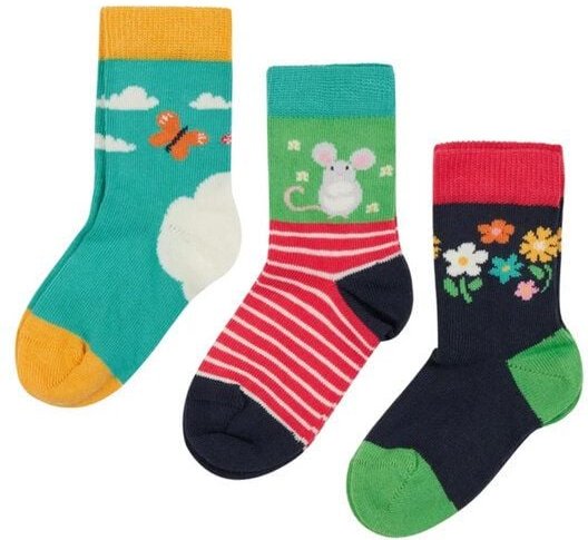 Frugi Bunte Söckchen im 3er-Pack