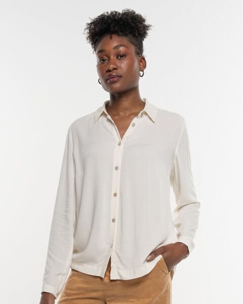 Alma & Lovis Elegante Bluse aus fließendem EcoVero | Hemdbluse
