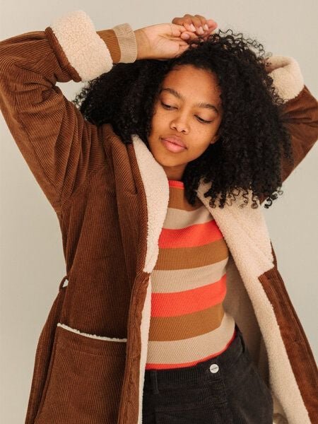 Thumbnail - TWOTHIRDS Raglanjacke Vegan HAUA aus Bio-Baumwollkord