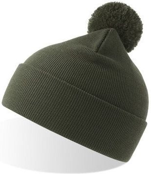 Atlantis Headwear Atlantis Wind Beanie Mütze Bommelmütze einfarbig 8 Farben
