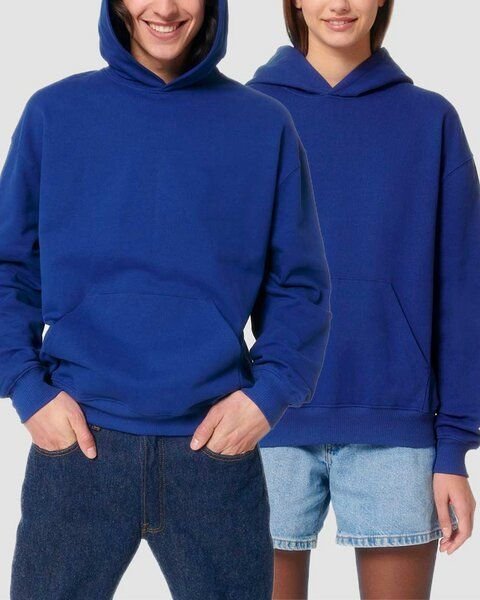 YTWOO Oversized Unisex Hoodie mit Kängurutasche, Dry, nachhaltig, Bio-Baumwolle