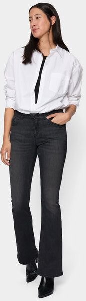 FUTURE:PEOPLE. 01:02 BOOTCUT - MID WAIST- Damen Jeans aus weichem Stretch-Denim aus Bio-Baumwoll-Mix (30102 0 1008)