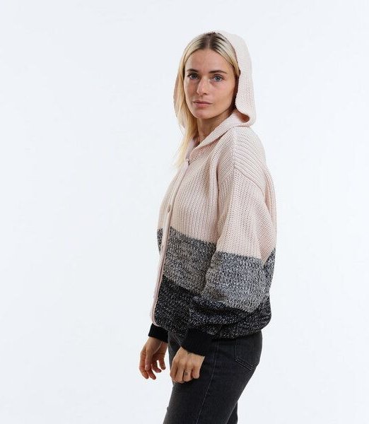 GARY MASH Oversize-Cardigan Winnie mit Kapuze aus Biobaumwolle