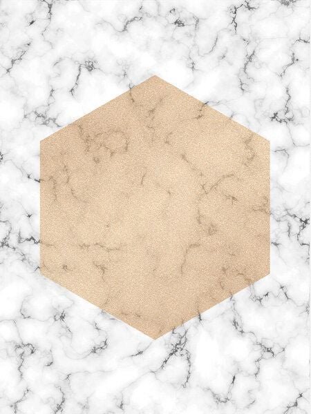 Photocircle Poster / Leinwandbild - Marble Shape I