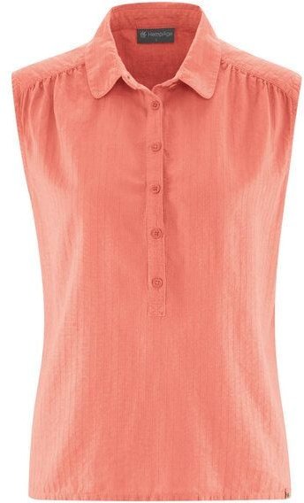 HempAge Ärmellose Bluse Hanf/Biobaumwolle