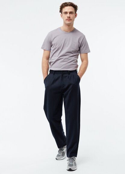 Givn Berlin Hose GBLORENZ aus Wolle mit Bundfalten