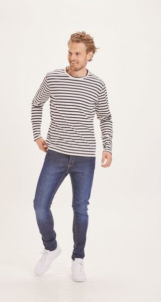 KnowledgeCotton Apparel Jeans Slim Fit - ASH - aus Bio-Baumwolle