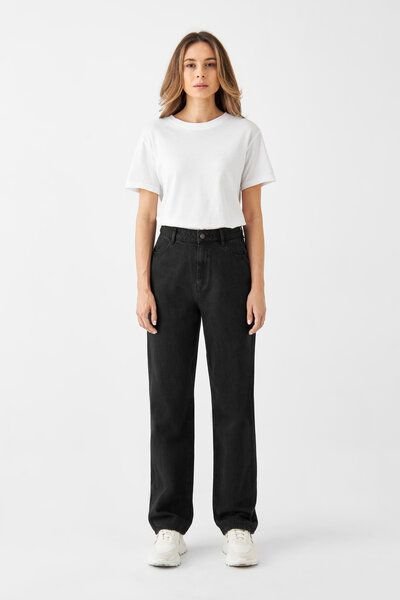 Damen Jeans Wide Straight Non-Stretch DAWN Bio-Baumwolle