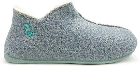 Die Slipper Booties "thies ®" aus weichem Wollfilz, fair produziert