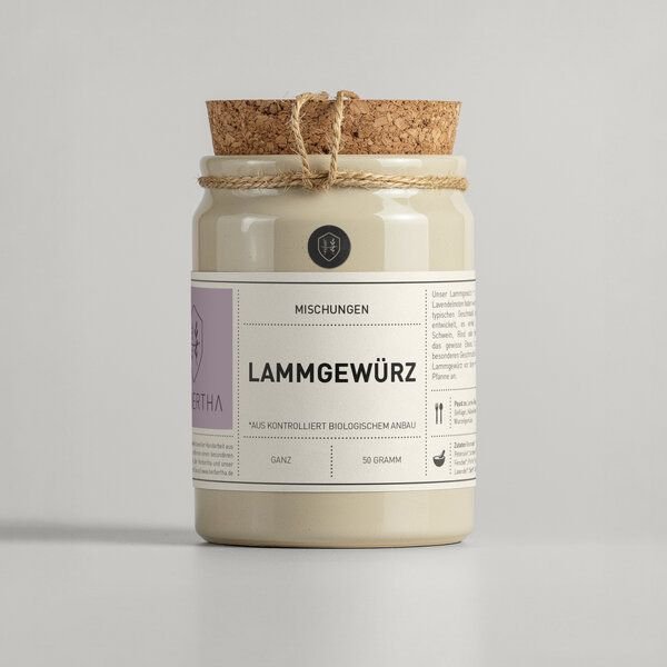 Herbertha Lammgewürz Bio Gewürzmischung im Steinzeugtopf