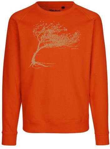 Peaces.bio - handbedruckte Biomode Bio Damen-Sweatshirt Loose Fit Windy Tree
